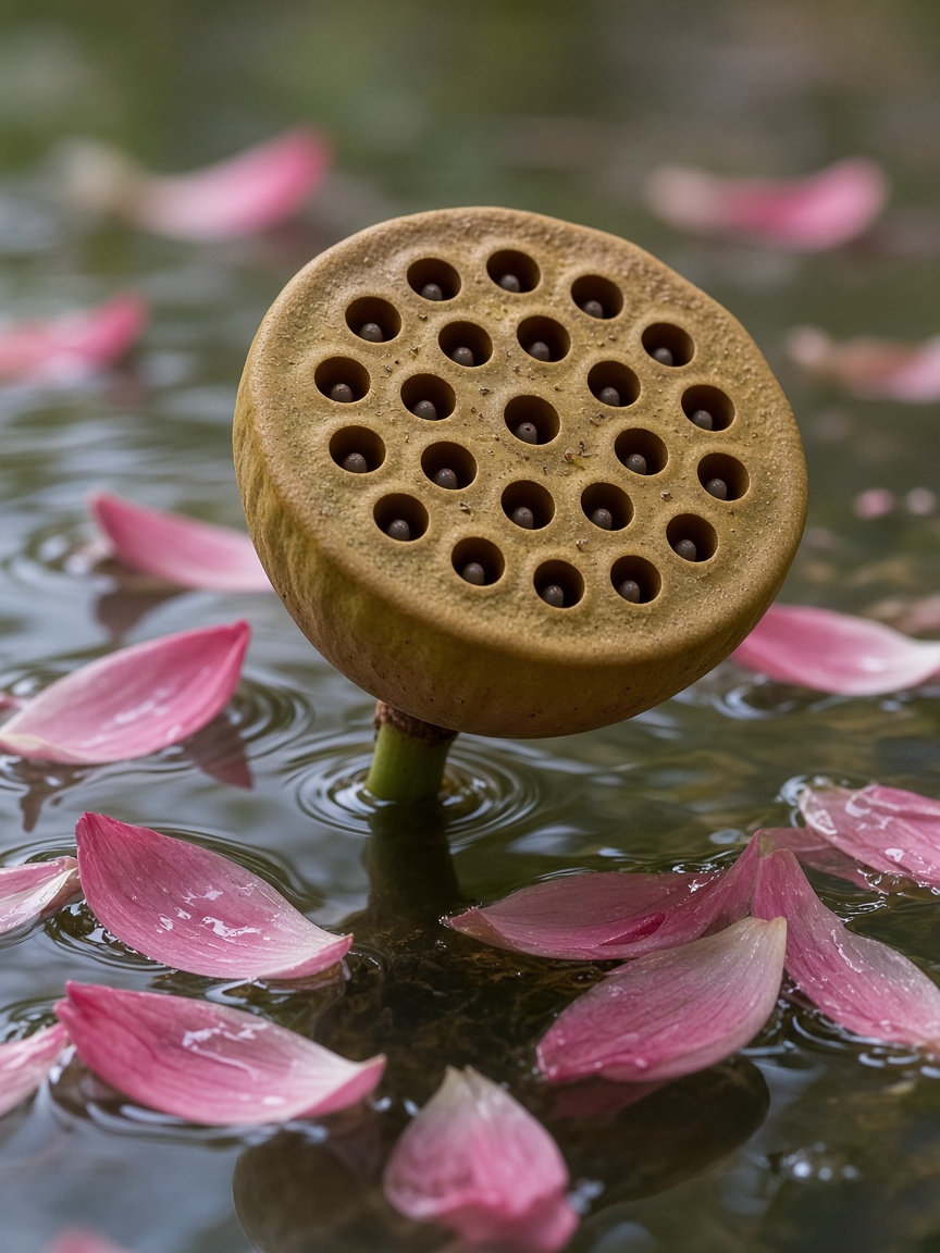 연꽃 세부 장면